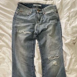 Joe’s jeans ripped flare